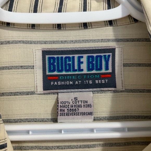 vintage “bugle boy” button up shirt - Picture 4 of 4